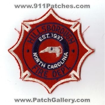 Hillsborough Fire Dept (North Carolina)
Thanks to diveresq5 for this scan.
Keywords: department