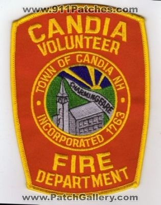 Candia Volunteer Fire Department (New Hampshire)
Thanks to diveresq5 for this scan.
Keywords: town of