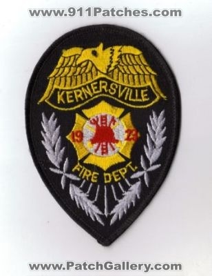 Kernersville Fire Dept (North Carolina)
Thanks to diveresq5 for this scan.
Keywords: department