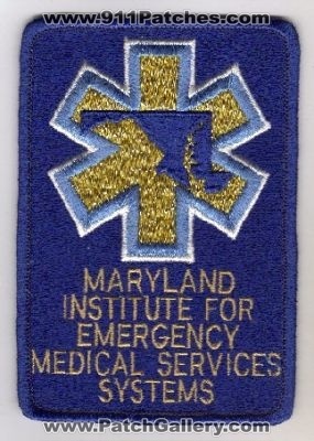 Maryland Institute For Emergency Medical Services Systems
Thanks to diveresq5 for this scan.
Keywords: ems