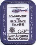 OSF Lifeline Helicopter (Illinois)
Thanks to lincolnlandpatches for this scan.
Keywords: ems air medical saint st anthony medical center