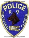 Rockford Police K-9 (Illinois)
Thanks to lincolnlandpatches for this scan.
Keywords: k9