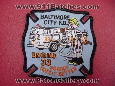 Baltimore City Fire Engine 33 (Maryland)
Thanks to HDEAN for this picture.
Keywords: pink panther department f.d. fd