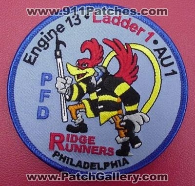 Philadelphia Fire Engine 13 Ladder 1 AU 1 (Pennsylvania)
Thanks to HDEAN for this picture.
Keywords: department pfd