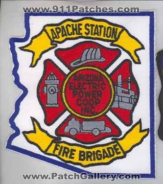 Apache Station Fire Brigade (Arizona)
Thanks to firevette for this scan.
Keywords: electric power coop inc