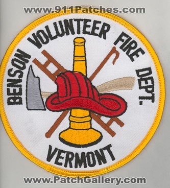 Benson Volunteer Fire Department (Vermont)
Thanks to firevette for this scan.
Keywords: dept
