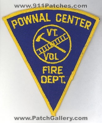 Pownal Center Volunteer Fire Department (Vermont)
Thanks to firevette for this scan.
Keywords: dept
