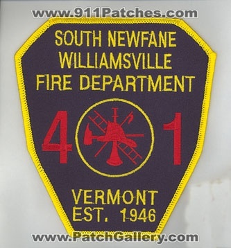 South Newfane Williamsville Fire Department (Vermont)
Thanks to firevette for this scan.
Keywords: dept 41