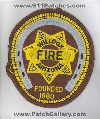 Willcox Fire Department (Arizona)
Thanks to firevette for this scan.
Keywords: dept
