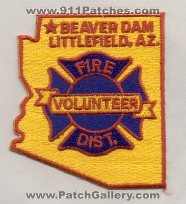 Beaver Dam Littlefield Volunteer Fire District (Arizona)
Thanks to firevette for this scan.
Keywords: dist. az.