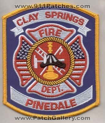 Clay Springs Pinedale Fire Department (Arizona)
Thanks to firevette for this scan.
Keywords: dept.