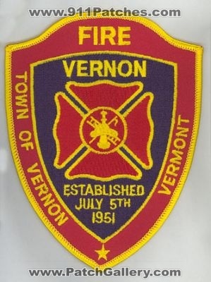 Vernon Fire (Vermont)
Thanks to firevette for this scan.
Keywords: town of