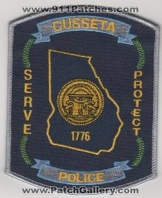 Cusseta Police (Georgia)
Thanks to tcpdsgt for this scan.
