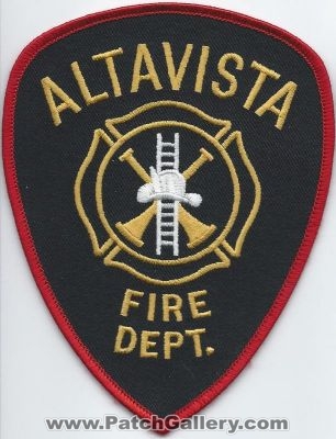 Altavista Fire Department (Virginia)
Thanks to Walts Patches for this scan.
Keywords: dept.