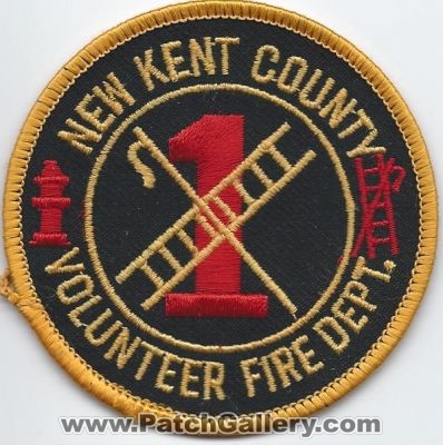 New Kent County Volunteer Fire Department (Virginia)
Thanks to Walts Patches for this scan.
Keywords: dept. 1