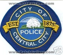 Central City Police (Nebraska)
Thanks to mhunt8385 for this scan.
Keywords: city of