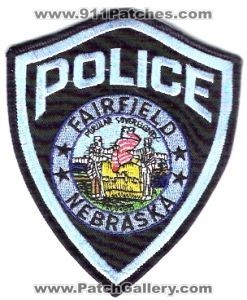 Fairfield Police (Nebraska)
Thanks to mhunt8385 for this scan.
