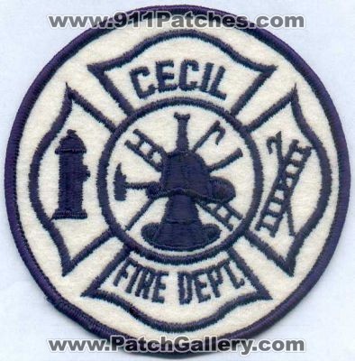 Cecil Fire Department (Arkansas)
Thanks to Stijn.Annaert for this scan.
Keywords: dept.