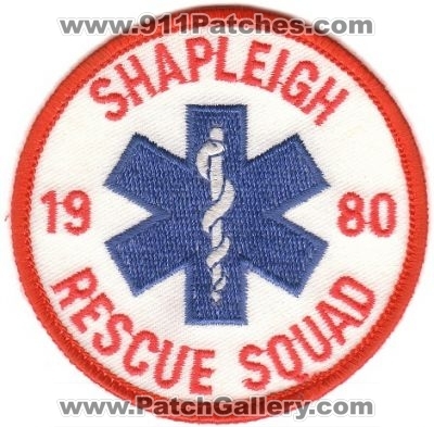 Shapleigh Rescue Squad (Maine)
Thanks to rbrown962 for this scan.
Keywords: ems