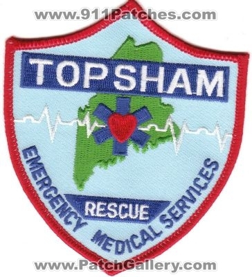 Topsham Rescue Emergency Medical Services (Maine)
Thanks to rbrown962 for this scan.
Keywords: ems