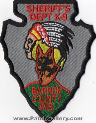 Barron County Sheriff's Department K-9 (Wisconsin)
Thanks to vonhaden for this scan.
Keywords: sheriffs dept. wis. k9