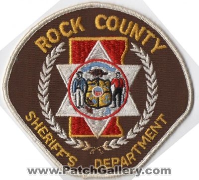 Rock County Sheriff's Department (Wisconsin) (ERROR)
Thanks to vonhaden for this scan.
Error: County shape in the background is Ozaukee
Keywords: sheriffs dept.