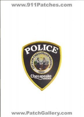 Chesapeake Police Department (Virginia)
Thanks to rdbigney for this scan.
Keywords: dept. city of