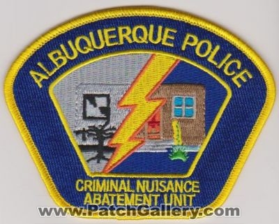 Albuquerque Police Department Criminal Nuisance Abatement Unit (New Mexico)
Thanks to yuriilev for this scan.
Keywords: dept.