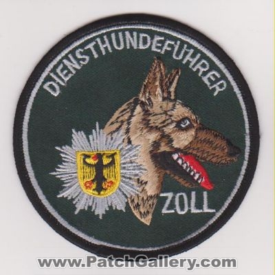 Police Service Dog Handler - Customs (Germany)
Thanks to yuriilev for this scan.
Keywords: diensthundefuhrer zoll k-9 k9