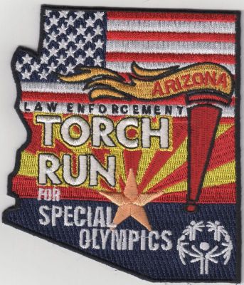 Arizona Law Enforcement Torch Run for Special Olympics (Arizona)
Thanks to dowelljr1167 for this scan.
