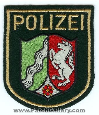 Nordheim-Westfalen State Police (Germany) 
Thanks to lnielsen63 for this scan.
Keywords: polizei