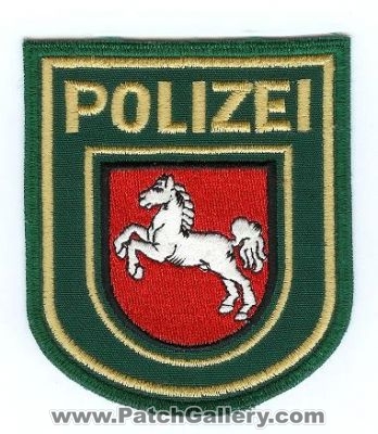 Lower Saxony State Police (Germany)
Thanks to lnielsen63 for this scan.
Keywords: polizei