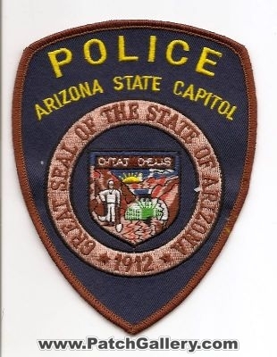 Arizona State Capitol Police (Arizona)
Thanks to placido for this scan.
Keywords: phoenix tucson