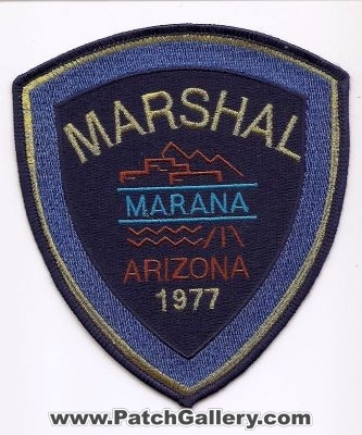 Marana Marshal (Arizona)
Thanks to placido for this scan.
Keywords: az court bailiff specialty