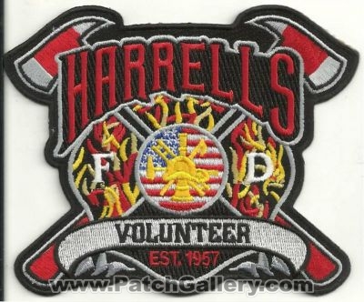 Harrells Volunteer Fire Department Patch (North Carolina)
Thanks to Ronnie5411 for this scan.
Keywords: vol. dept.