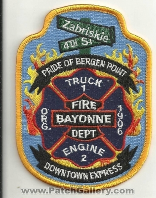 BAYONNE FIRE DEPARTMENT ENGINE 2/LADDER 1
Thanks to Ronnie5411
