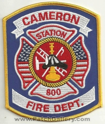 Cameron Fire Department Station 800 Patch (West Virginia)
Thanks to Ronnie5411 for this scan.
Keywords: dept.