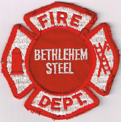 Bethlehem Steel Fire Department Patch (Illinois)
Thanks to Ronnie5411 for this scan.
