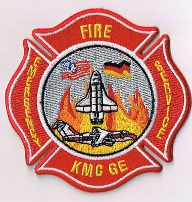 Kaiserslautern Military Community Fire Emergency Service Patch (Germany)
Thanks to Ronnie5411 for this scan.
Keywords: kmg ge