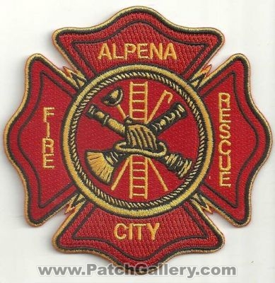 Alpena City Fire Rescue Department Patch (Michigan)
Thanks to Ronnie5411 for this scan.
Keywords: dept.