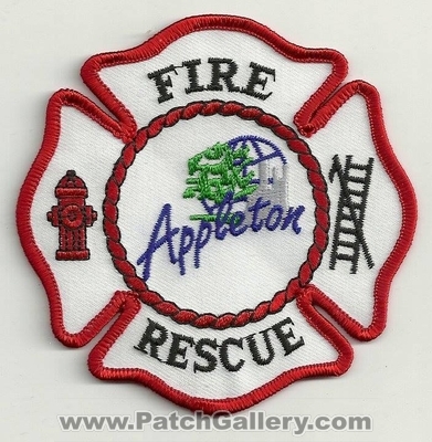 Appleton Fire Rescue Department Patch (Wisconsin)
Thanks to Ronnie5411 for this scan.
Keywords: dept.