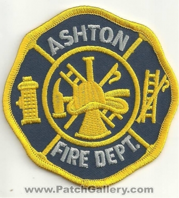 Ashton Fire Department Patch (Illinois)
Thanks to Ronnie5411 for this scan.
Keywords: dept. protection prot. district dist.