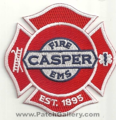 Casper Fire EMS Department Patch (Wyoming)
Thanks to Ronnie5411 for this scan.

