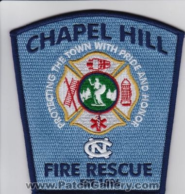 Chapel Hill Fire Rescue Department Patch (North Carolina)
Thanks to BobCalvin12 for this scan.
Keywords: dept. nc