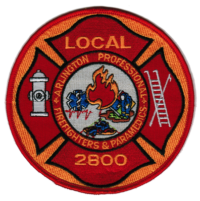 Arlington Professional Firefighters and Paramedics IAFF Local 2800
Thanks to CHF182 for this scan.
