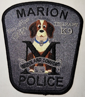 Marion Police Department K9 (Illinois)
Thanks to Chulsey
Keywords: Marion Police Department (Illinois)