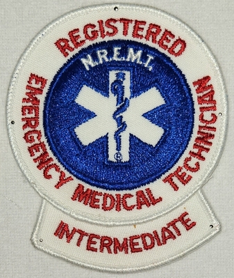 NREMT Registered EMT-Intermediate (ca. 1989-2005) (No State Affiliation)
Uploaded by Chulsey
