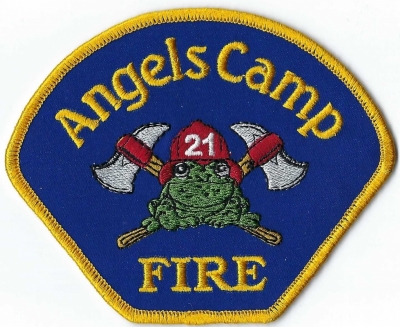 Angels Camp Fire Department (CA)
Every year in Angels Camp a Frog Jumping contest is held at the county fair.  The Guinness World Record was set in AC in 1986. 
