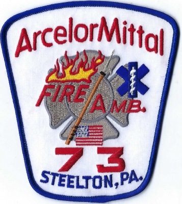 Arcelormittal Steel Fire Department (PA)
DEFUNCT - Bought out by Cleveland Cliff's Steel Company in 2020.
