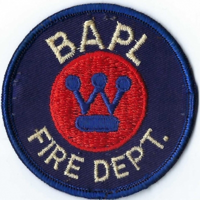 BAPL Westinghouse Fire Department (PA)
DEFUNCT - Operated by Westinghouse "W" - Bettis Atomic Power Laboratory.
